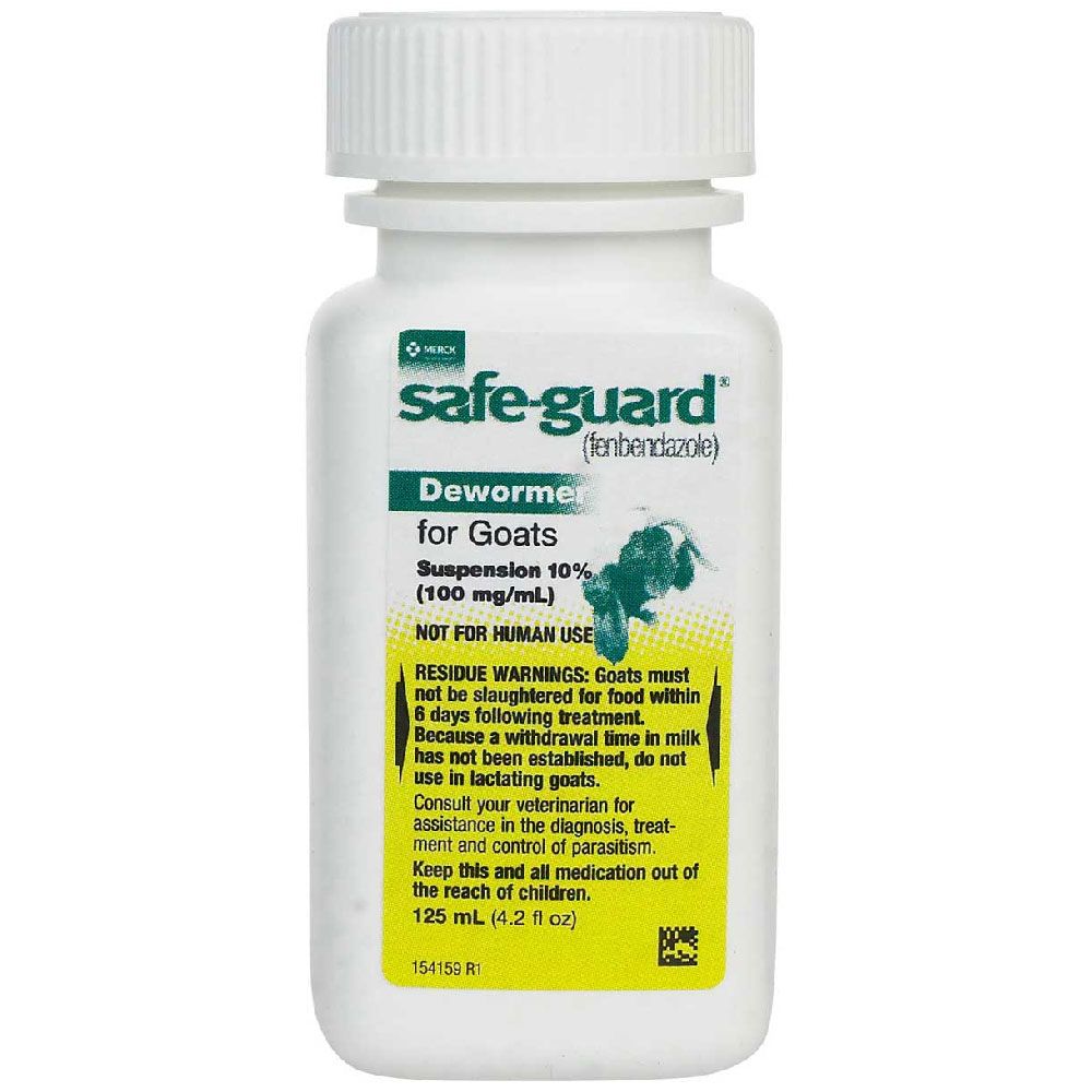 Merck SafeGuard Dewormer for Goats, 125mL On Sale EntirelyPets Rx