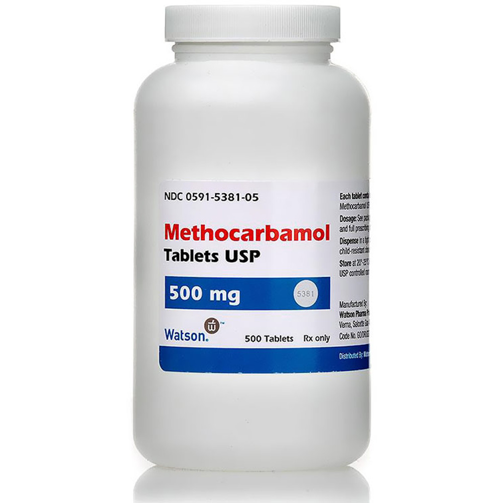 Methocarbamol 500mg (100 Tabs) On Sale EntirelyPets Rx