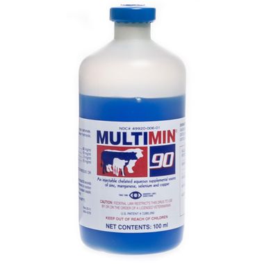Multimin 90 Chelated Aqueous Supplement Injection (100 ml) | On Sale ...