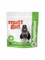 MUTT GUT DOG FUNCTIONAL SOFT CHEW DIGESTION 7.14OZ