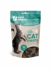 mVet Pets Select � Cat Lite Treats Fish Flavor 3.5 oz Fish Shape