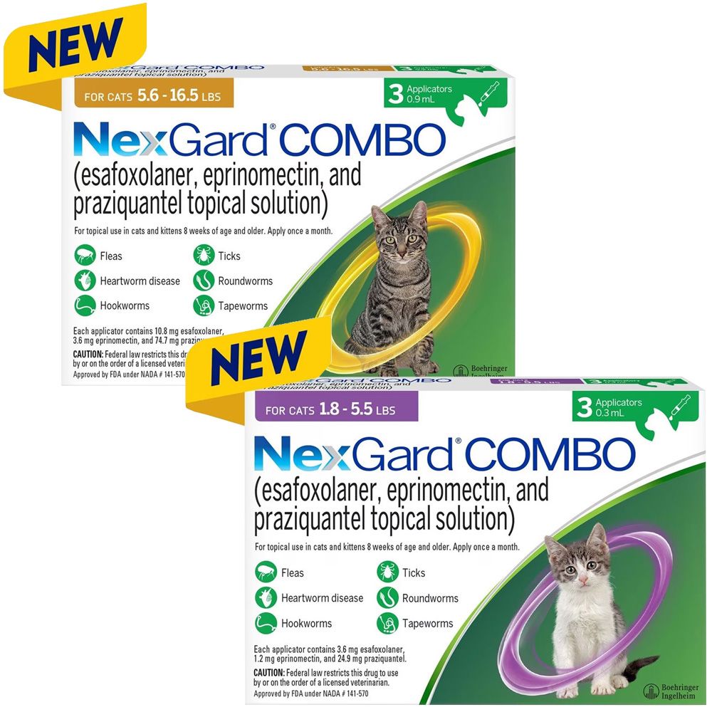 Nexgard Combo for Cats On Sale EntirelyPets Rx