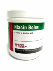 Niacin Bolus Nutritional Supplement for Dairy Cows, 6gm, 20 Count