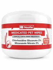 NOOTIE DOG CAT ANTIBACTERIAL PADS 60CT