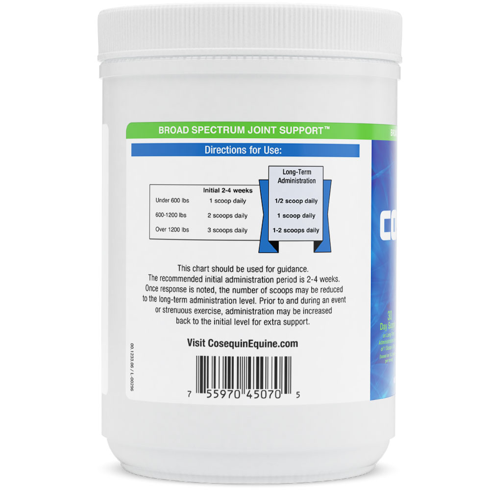 Nutramax Cosequin ASU Joint Health Supplement for Horses Powder with