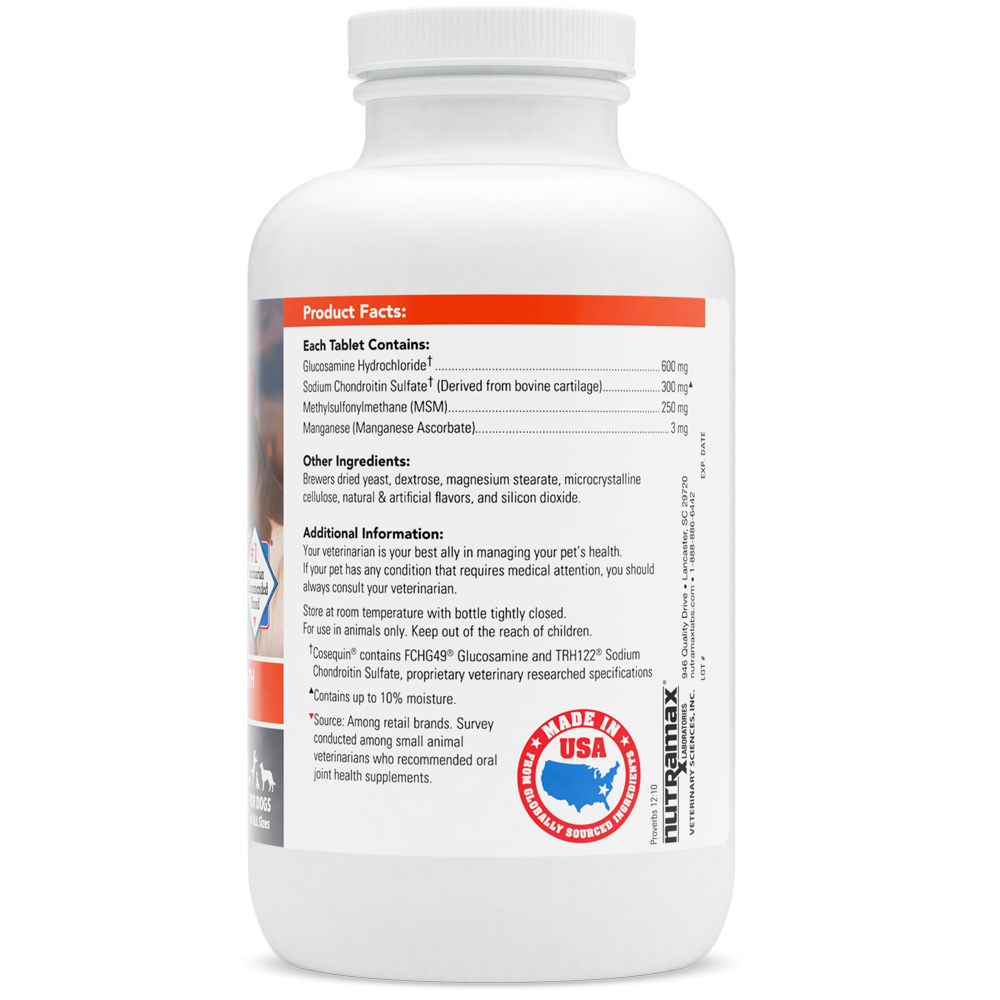 Nutramax Cosequin Maximum Strength Joint Health Supplement for Dogs