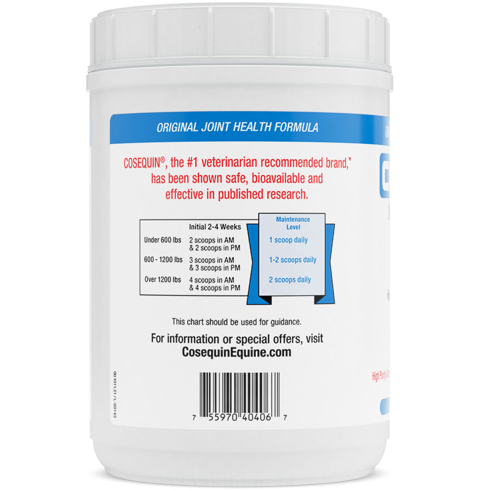 Nutramax Cosequin Original Joint Health Supplement for Horses Powder