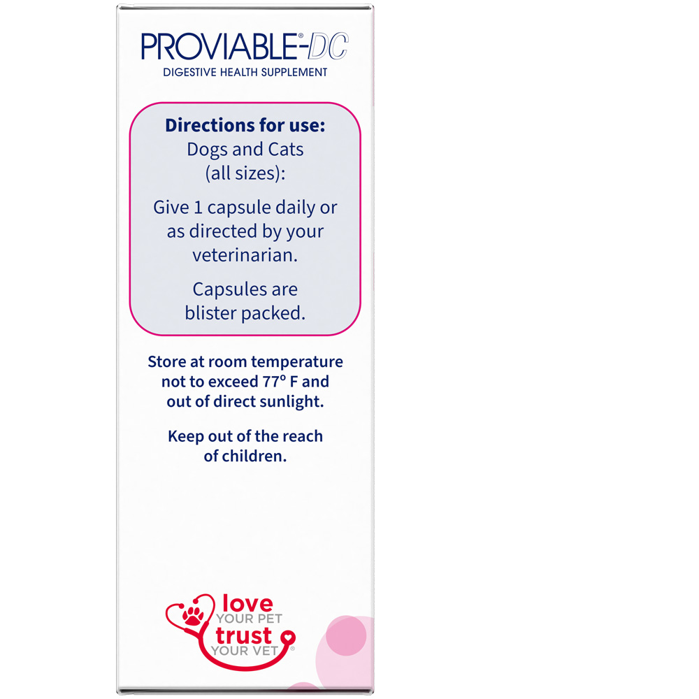 Nutramax Proviable Digestive Health Supplement MultiStrain Probiotics