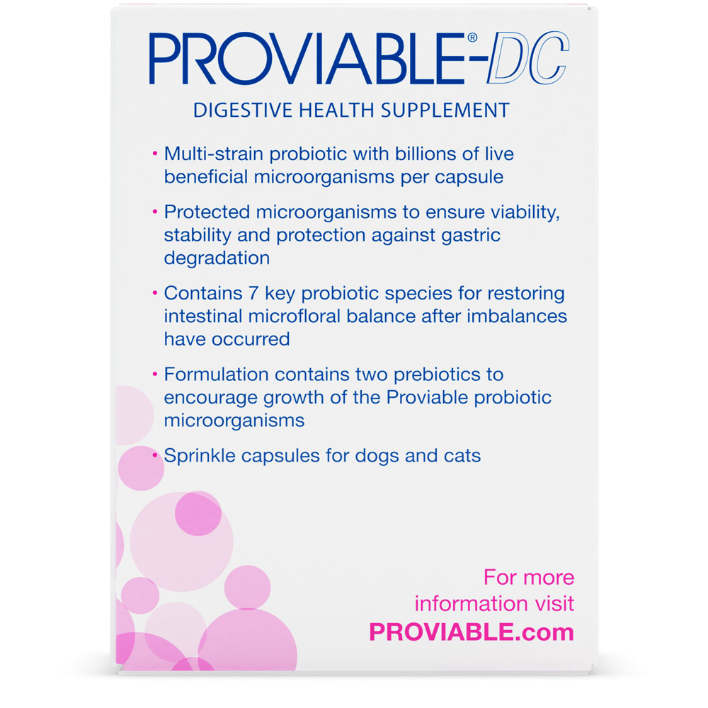 Nutramax Proviable Digestive Health Supplement MultiStrain Probiotics