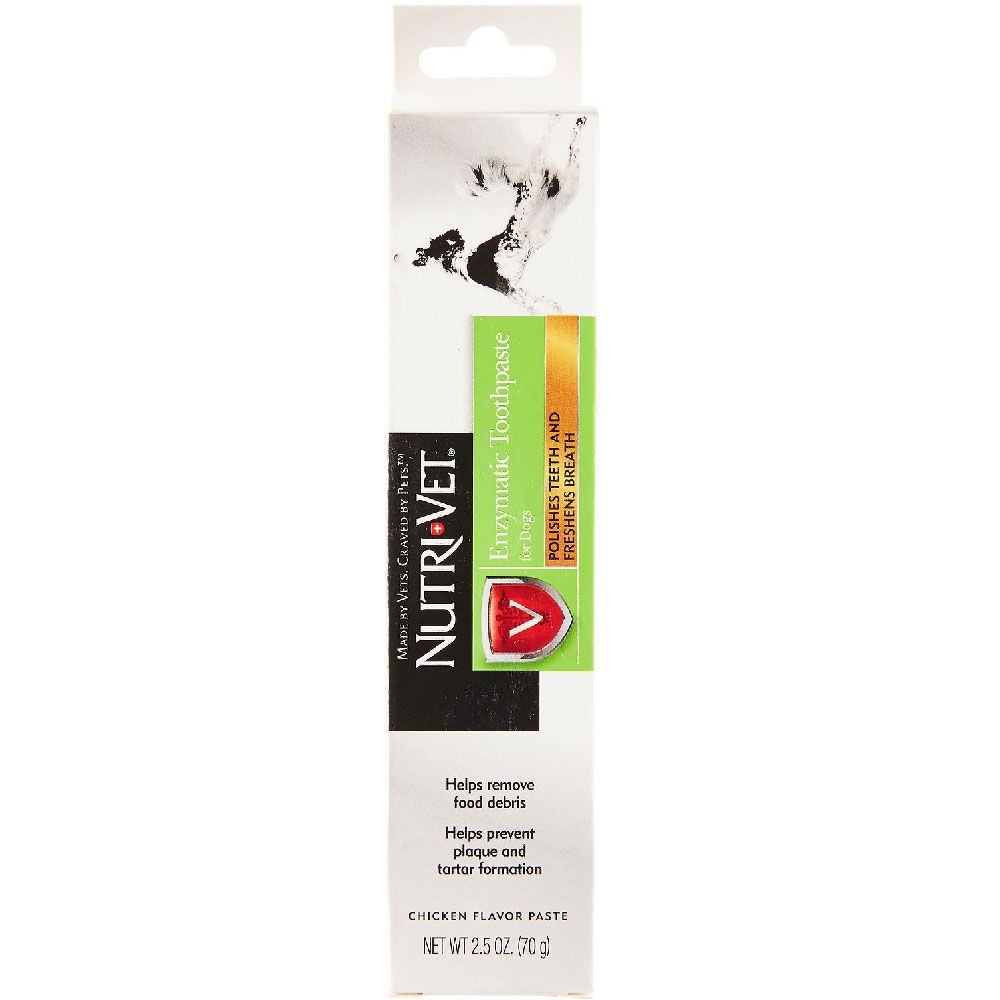 NutriVet Enzymatic Toothpaste for Dogs (2.5 oz) On Sale EntirelyPets Rx