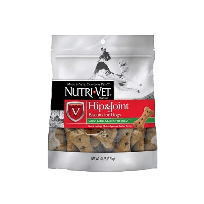 NutriVet Hip & Joint Extra Strength Biscuits for Dogs (6 lbs) On Sale EntirelyPets Rx