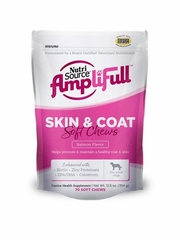 NUTRISOURCE DOG AMPLIFULL SKIN COAT SOFT CHEW 12.5OZ