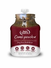 NUTRISOURCE DOG BEEF BROTH COME POOCH A 12OZ