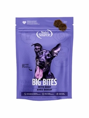 NUTRISOURCE DOG BIG BITE BEEF GF TREAT 14OZ