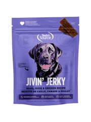 NUTRISOURCE DOG JIVIN JERKY PRAIRIE SELECT TREAT 4OZ