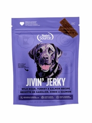 NUTRISOURCE DOG JIVIN JERKY WOODLANDS SELECT TREAT 4OZ