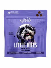 NUTRISOURCE DOG LITTLE BITES BEEF TREAT 6OZ