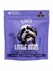 NUTRISOURCE DOG LITTLE BITES PEANUT BUTTER TREAT 6OZ