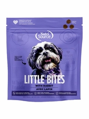 NUTRISOURCE DOG LITTLE BITES RABBIT TREAT 6OZ