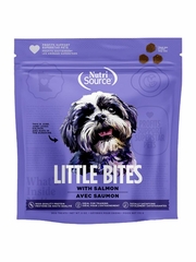 NUTRISOURCE DOG LITTLE BITES SALMON TREAT 6OZ