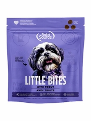 NUTRISOURCE DOG LITTLE BITES TROUT TREAT 6OZ
