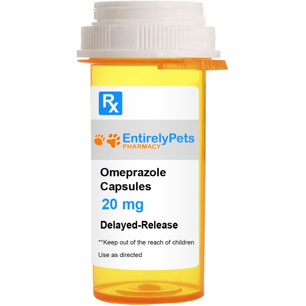 Omeprazole Oral Capsule DR 20mg (per cap) On Sale EntirelyPets Rx