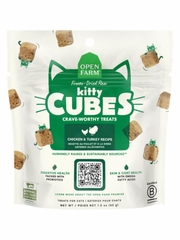OPEN FARM CAT KITTY CUBES CHICKEN TURKEY FD RAW TREAT 1.5OZ