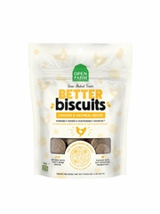 OPEN FARM DOG BETTER BISCUITS CHICKEN OATMEAL TREAT 8OZ