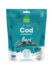 OPEN FARM DOG CRUNCHY COD BLUEBERRY AIR DRIED TREAT 4.1OZ