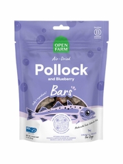 OPEN FARM DOG CRUNCHY POLLOCK BLUEBERRY AIR DRIED TREAT 4.1OZ