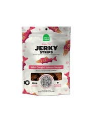 OPEN FARM DOG JERKY STRIPS SALMON GF TREAT 5.6OZ