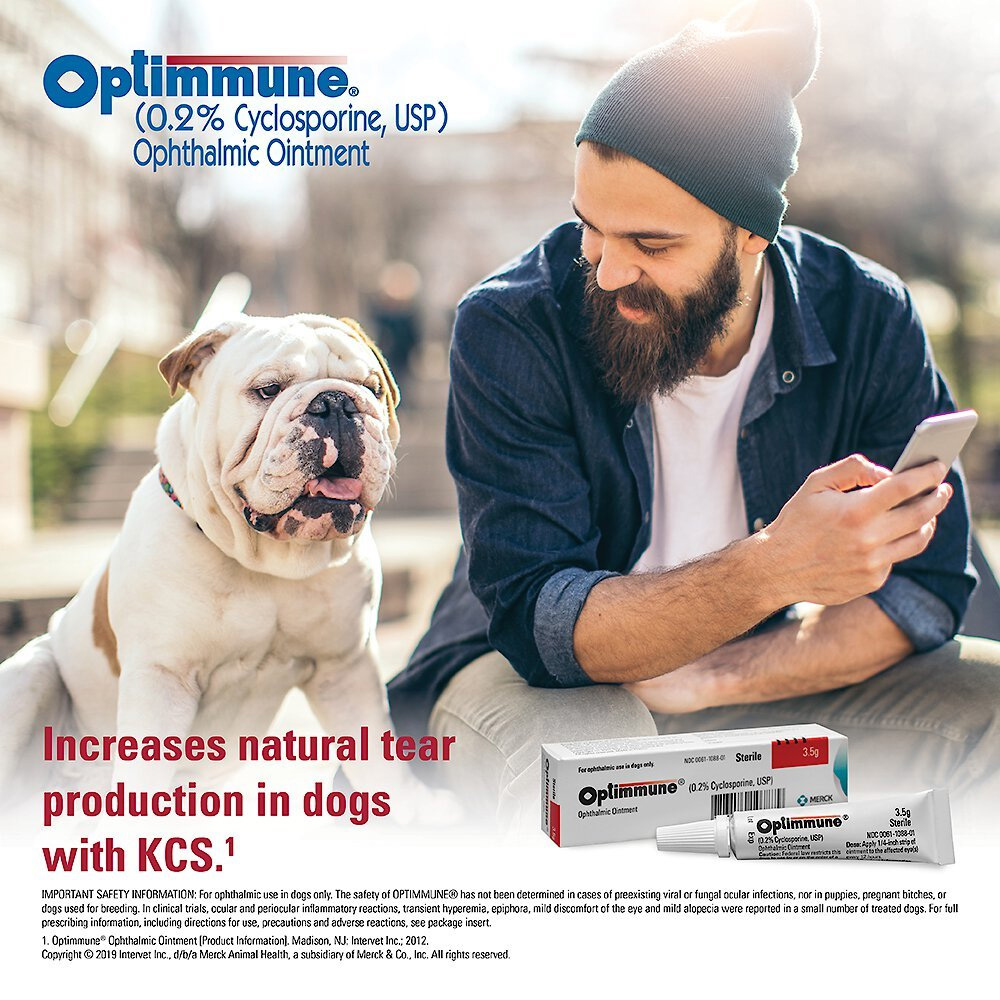 Optimmune Ophthalmic Ointment for Dogs (0.2 Cyclosporine,USP) 3.5