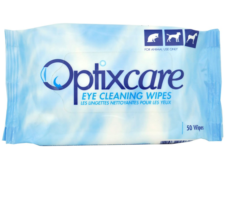Optixcare Eye Cleaning Wipes (50 count) On Sale EntirelyPets Rx