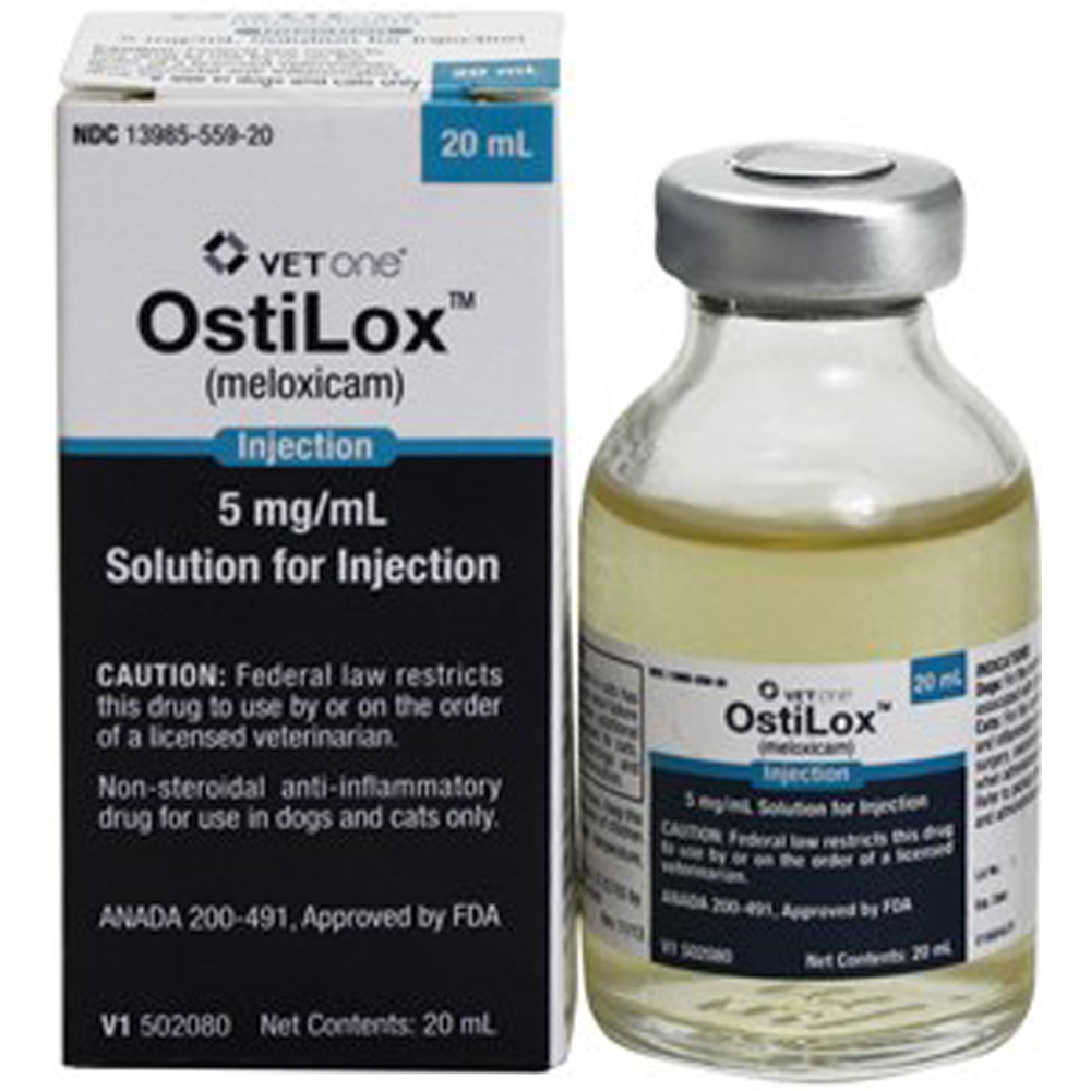 OstiLox (meloxicam) Injection 5mg/mL (20 ml) On Sale EntirelyPets Rx