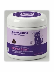 PACO PEPPER CAT MEOWTAMINS SKIN COAT SOFT CHEW 60CT
