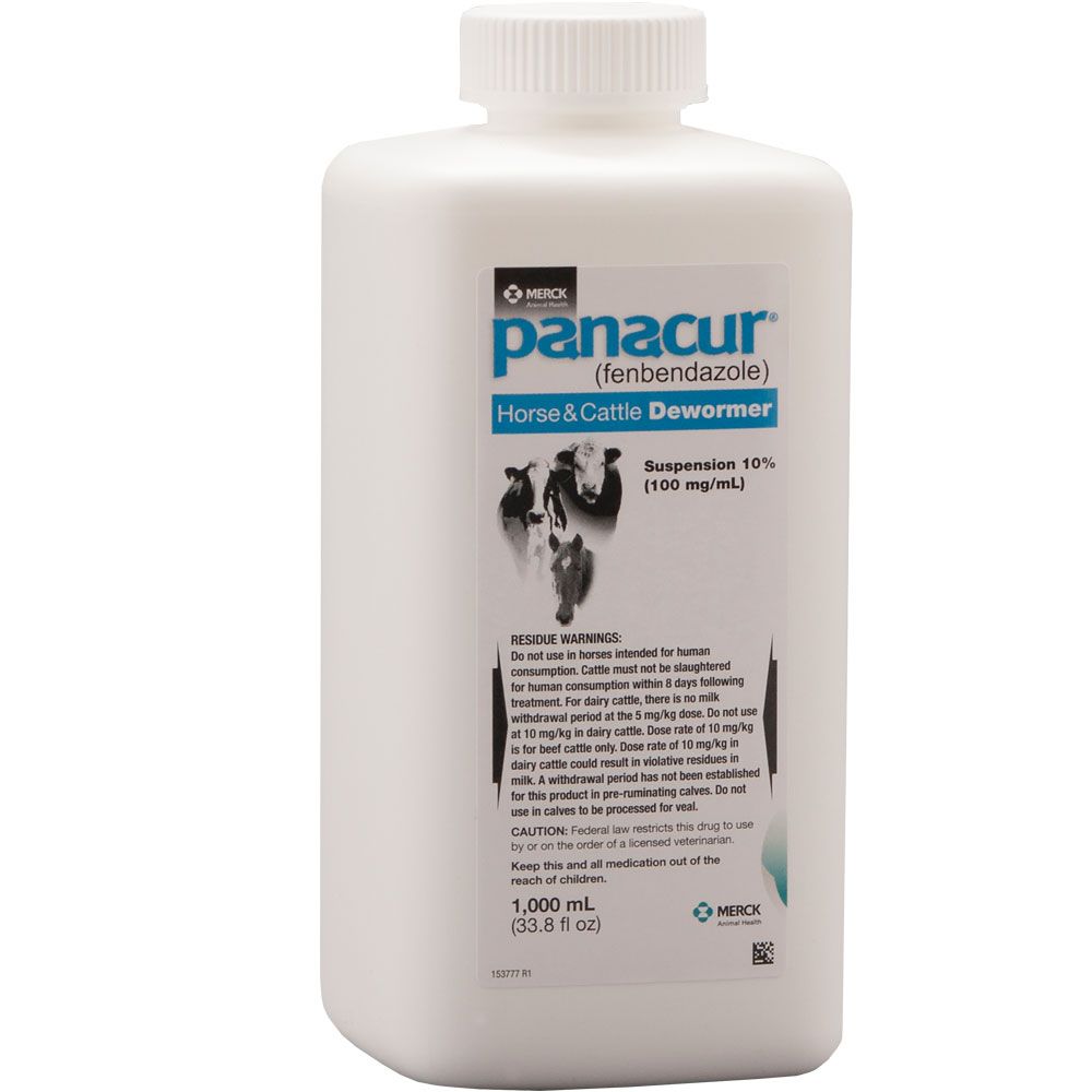 Panacur Horse & Cattle Dewormer (1000 ml) Free Shipping* EP Rx