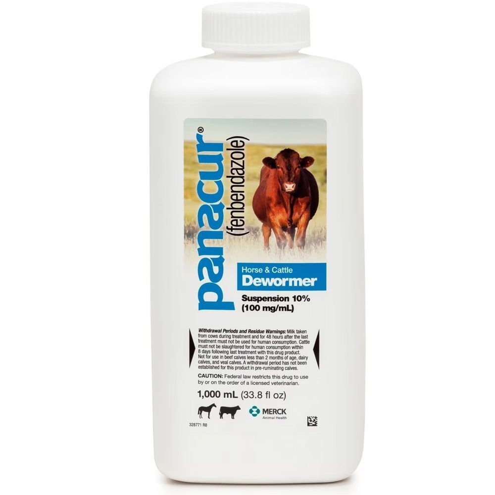 Panacur Horse & Cattle Dewormer (1000 ml) Free Shipping* EP Rx