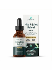 PET RELEAF DOG HIP JOINT RELEAF 600 HEMP OIL ORGANIC 1OZ
