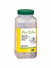 Pet-Tabs Palatable Vitamin-Mineral Supplement for Dogs, 500 Tablets