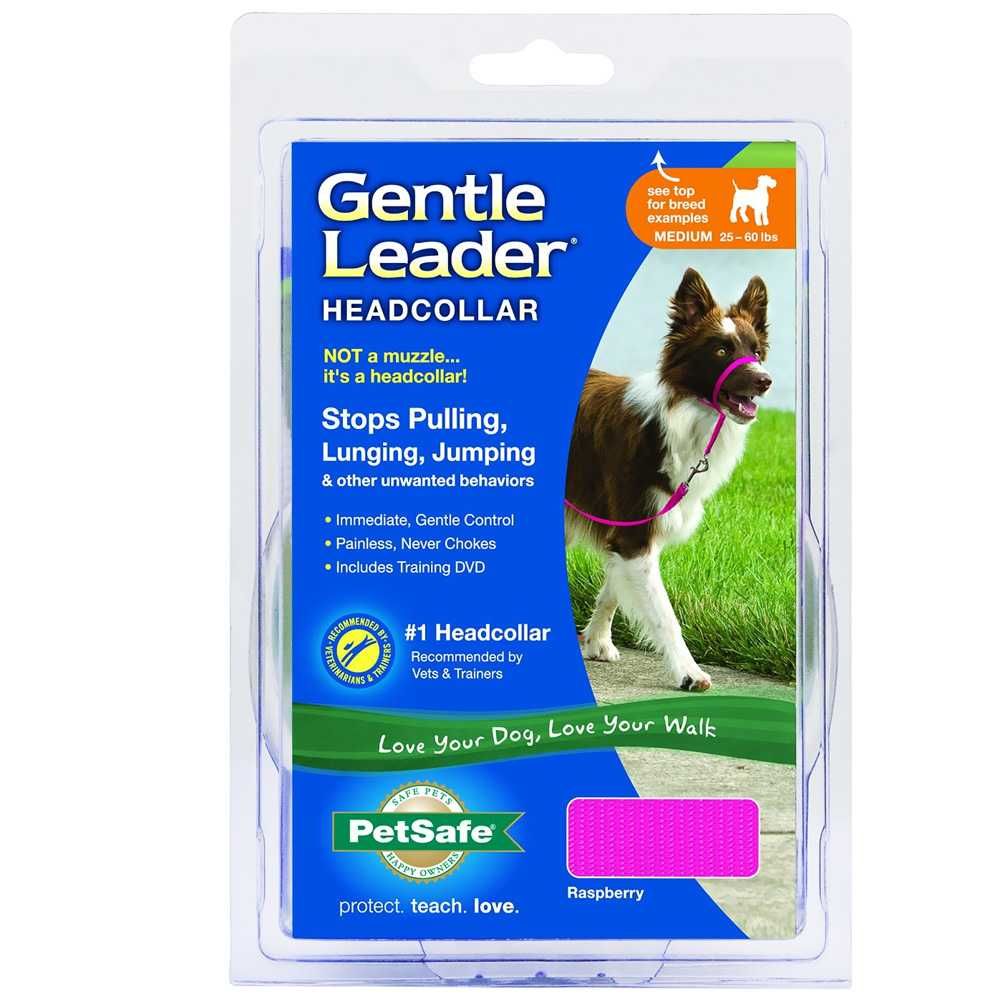 Petsafe Gentle Leader Quick Release Headcollar Medium (Raspberry