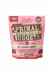 PRIMAL CAT NUGGETS BEEF SALMON FD 5.5OZ