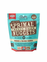 PRIMAL CAT NUGGETS CHICKEN SALMON FD 5.5OZ