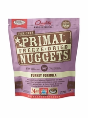 PRIMAL CAT NUGGETS TURKEY FD 14OZ