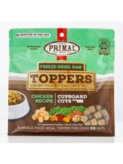 PRIMAL DOG CAT CUPBOARD CUTS CHICKEN TOPPER FD 3.5OZ