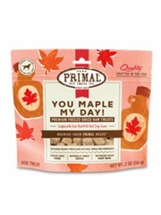 PRIMAL DOG GOAT MILK PORK MAPLE FD TREAT 2OZ