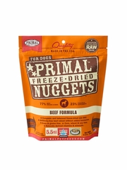 PRIMAL DOG NUGGETS BEEF FD 5.5OZ
