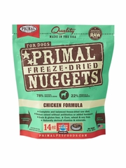 PRIMAL DOG NUGGETS CHICKEN FD 14OZ