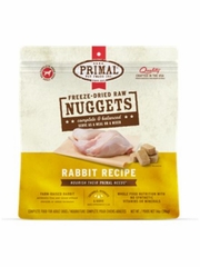 PRIMAL DOG NUGGETS RABBIT FD 14OZ