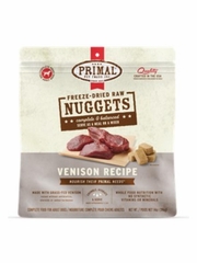 PRIMAL DOG NUGGETS VENISON FD 14OZ