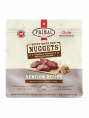 PRIMAL DOG NUGGETS VENISON FD 5.5OZ